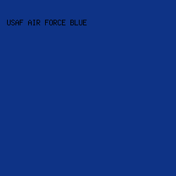 0e3386 - USAF Air Force Blue color image preview