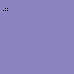 8C84C1 - Ube color image preview