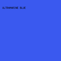 3A59EF - Ultramarine Blue color image preview