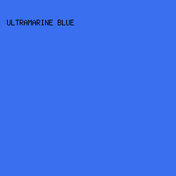 3a6ff0 - Ultramarine Blue color image preview
