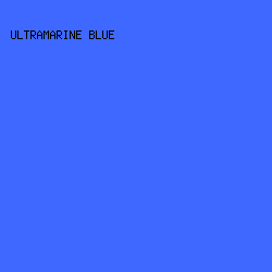 3e68ff - Ultramarine Blue color image preview