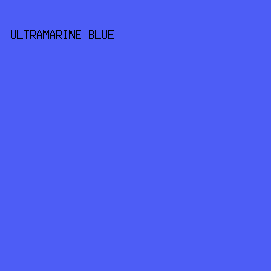 4d5df6 - Ultramarine Blue color image preview