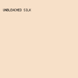 F7E0C8 - Unbleached Silk color image preview