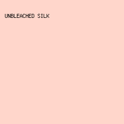 FFD6CB - Unbleached Silk color image preview