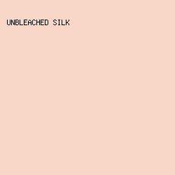 f8d6c8 - Unbleached Silk color image preview