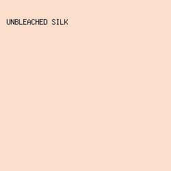 fbdecc - Unbleached Silk color image preview