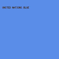 5A8DE7 - United Nations Blue color image preview