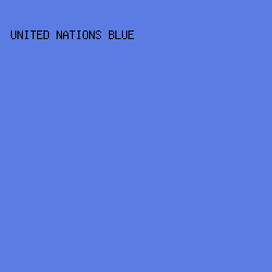 5B7DE3 - United Nations Blue color image preview