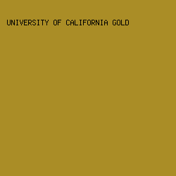 AA8D26 - University Of California Gold color image preview
