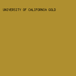 AF8F2F - University Of California Gold color image preview