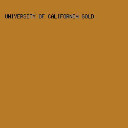 B77A27 - University Of California Gold color image preview
