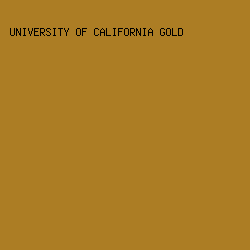 ac7d24 - University Of California Gold color image preview
