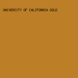 bc7e27 - University Of California Gold color image preview