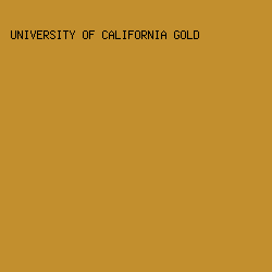 c28f2e - University Of California Gold color image preview