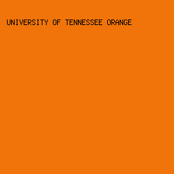 F07409 - University Of Tennessee Orange color image preview