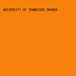 F6820D - University Of Tennessee Orange color image preview