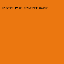 eb7710 - University Of Tennessee Orange color image preview