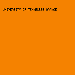 f58200 - University Of Tennessee Orange color image preview
