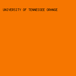 f67600 - University Of Tennessee Orange color image preview