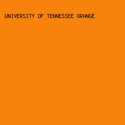 f8820e - University Of Tennessee Orange color image preview