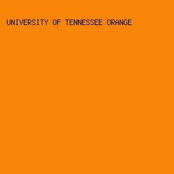f88408 - University Of Tennessee Orange color image preview