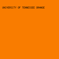 f97c00 - University Of Tennessee Orange color image preview