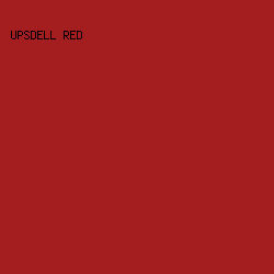 A41E1F - Upsdell Red color image preview
