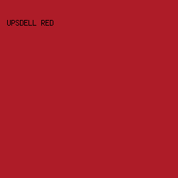 AE1C28 - Upsdell Red color image preview
