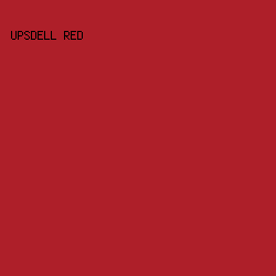 AE1F29 - Upsdell Red color image preview