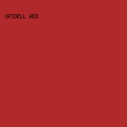 B1292B - Upsdell Red color image preview