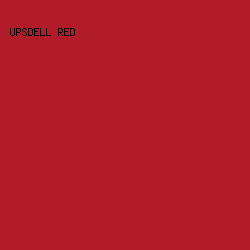 B21C29 - Upsdell Red color image preview