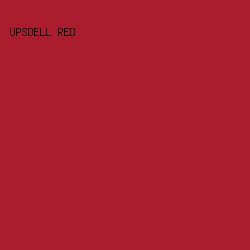 ac1c2f - Upsdell Red color image preview