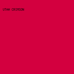 d3003f - Utah Crimson color image preview