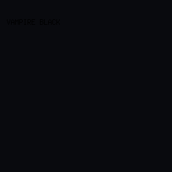 090a0e - Vampire Black color image preview