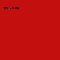 C40F0F - Venetian Red color image preview
