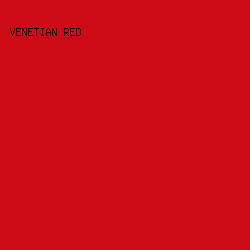 CC0B15 - Venetian Red color image preview