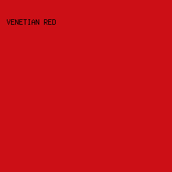 CC0F16 - Venetian Red color image preview