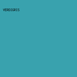 39a2ae - Verdigris color image preview