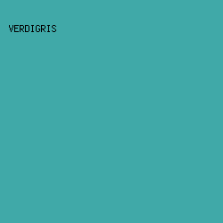 40A9A8 - Verdigris color image preview