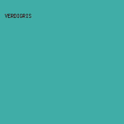40aea7 - Verdigris color image preview