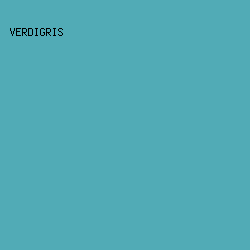 51ABB6 - Verdigris color image preview