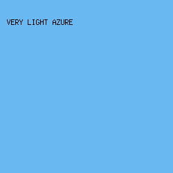 69B8F1 - Very Light Azure color image preview