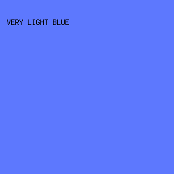 5D78FE - Very Light Blue color image preview