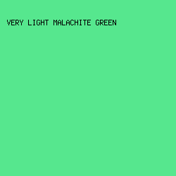 56E78E - Very Light Malachite Green color image preview