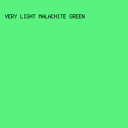 57F37E - Very Light Malachite Green color image preview