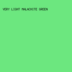 6CE77F - Very Light Malachite Green color image preview