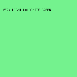 74F28E - Very Light Malachite Green color image preview
