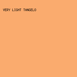 FAAB6E - Very Light Tangelo color image preview