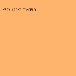 FFB46E - Very Light Tangelo color image preview
