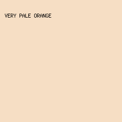 F6DEC4 - Very Pale Orange color image preview